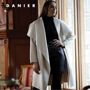 Danier Gray Wool Blend Coat NWOT